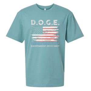 Oge D.O.G.E. Department Of Government Efficiency Sueded Cloud Jersey T-Shirt