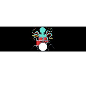 Octopus Drummer Drums Lover Kit Snare Bass Hihat Trap Set Bumper Sticker