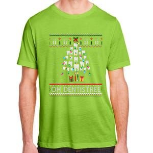 Oh Dentistree Dentist Christmas Ugly Xmas Sweater Vneck Adult ChromaSoft Performance T-Shirt