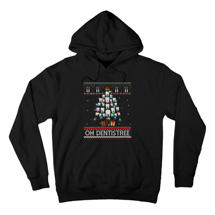 Oh Dentistree Dentist Christmas Ugly Xmas Sweater Vneck Hoodie