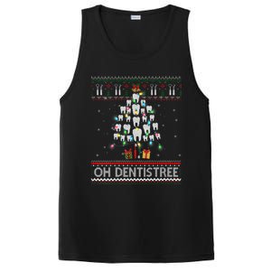 Oh Dentistree Dentist Christmas Ugly Xmas Sweater Vneck PosiCharge Competitor Tank