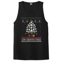 Oh Dentistree Dentist Christmas Ugly Xmas Sweater Vneck PosiCharge Competitor Tank