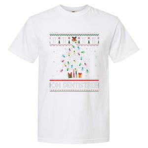 Oh Dentistree Dentist Christmas Ugly Xmas Sweater Vneck Garment-Dyed Heavyweight T-Shirt