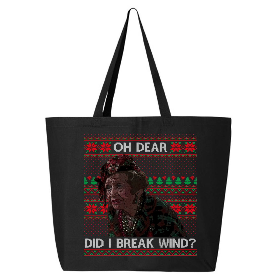 Oh Dear Did I Break Wind Funny Ugly Christmas 25L Jumbo Tote