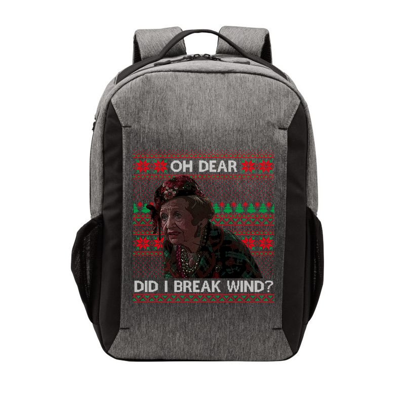 Oh Dear Did I Break Wind Funny Ugly Christmas Vector Backpack