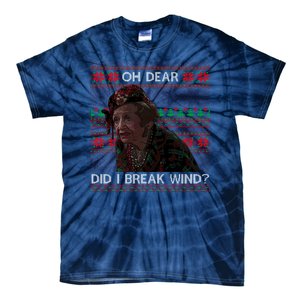 Oh Dear Did I Break Wind Funny Ugly Christmas Tie-Dye T-Shirt