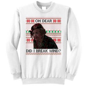 Oh Dear Did I Break Wind Funny Ugly Christmas Sweatshirt