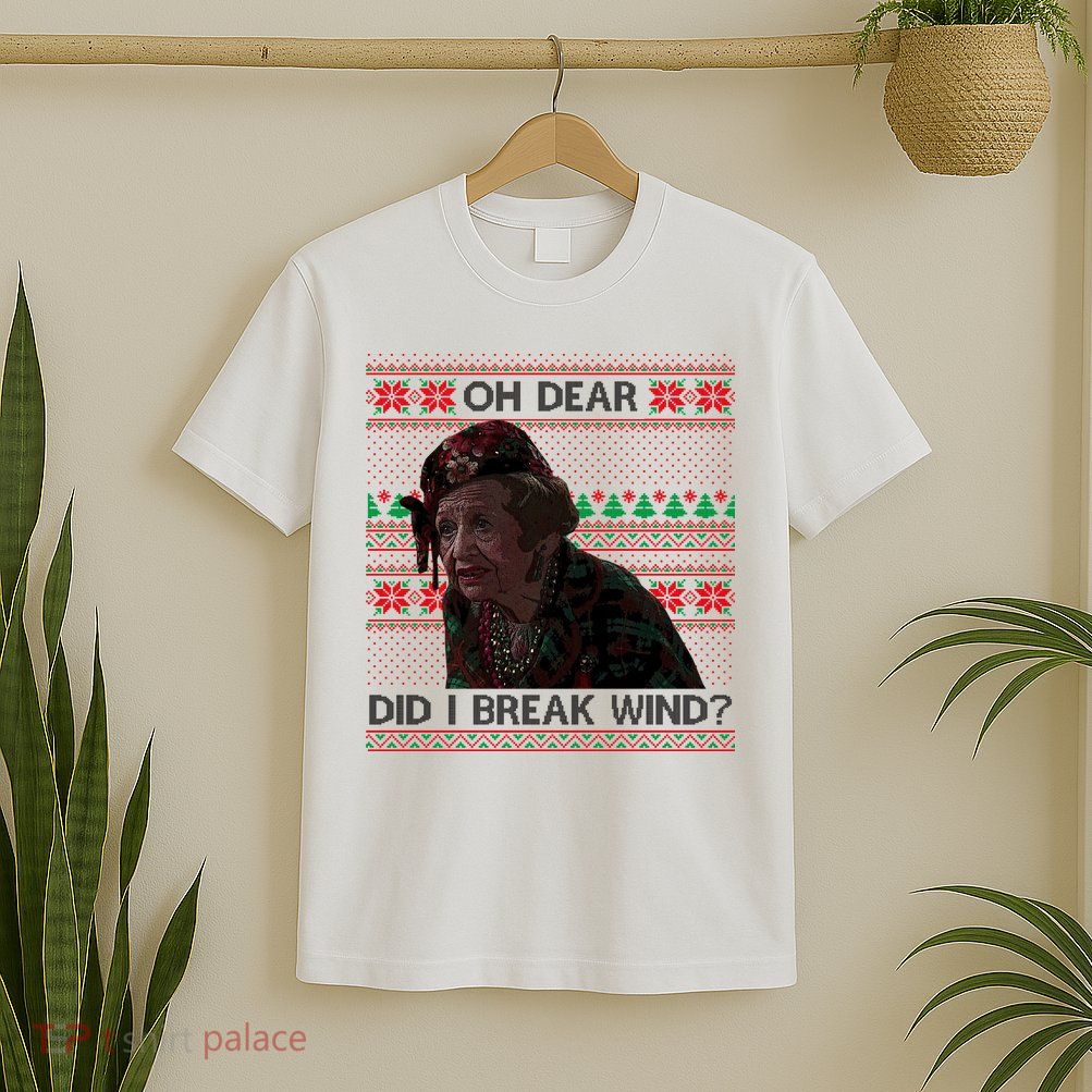 Oh Dear Did I Break Wind Funny Ugly Christmas T-Shirt