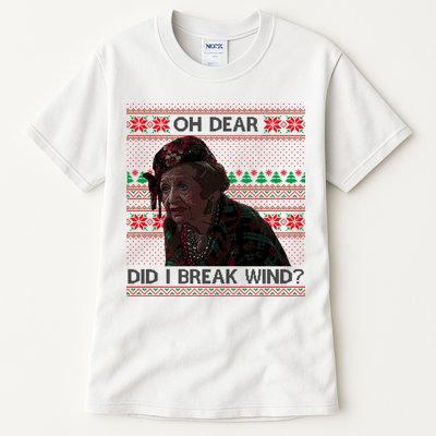 Oh Dear Did I Break Wind Funny Ugly Christmas Tall T-Shirt