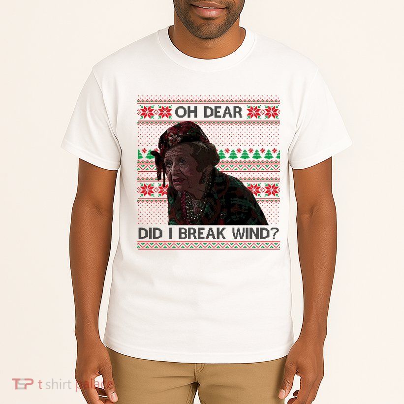 Oh Dear Did I Break Wind Funny Ugly Christmas Tall T-Shirt