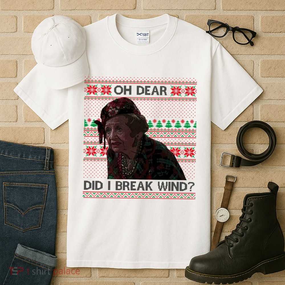 Oh Dear Did I Break Wind Funny Ugly Christmas Tall T-Shirt