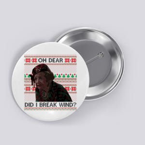 Oh Dear Did I Break Wind Funny Ugly Christmas Button