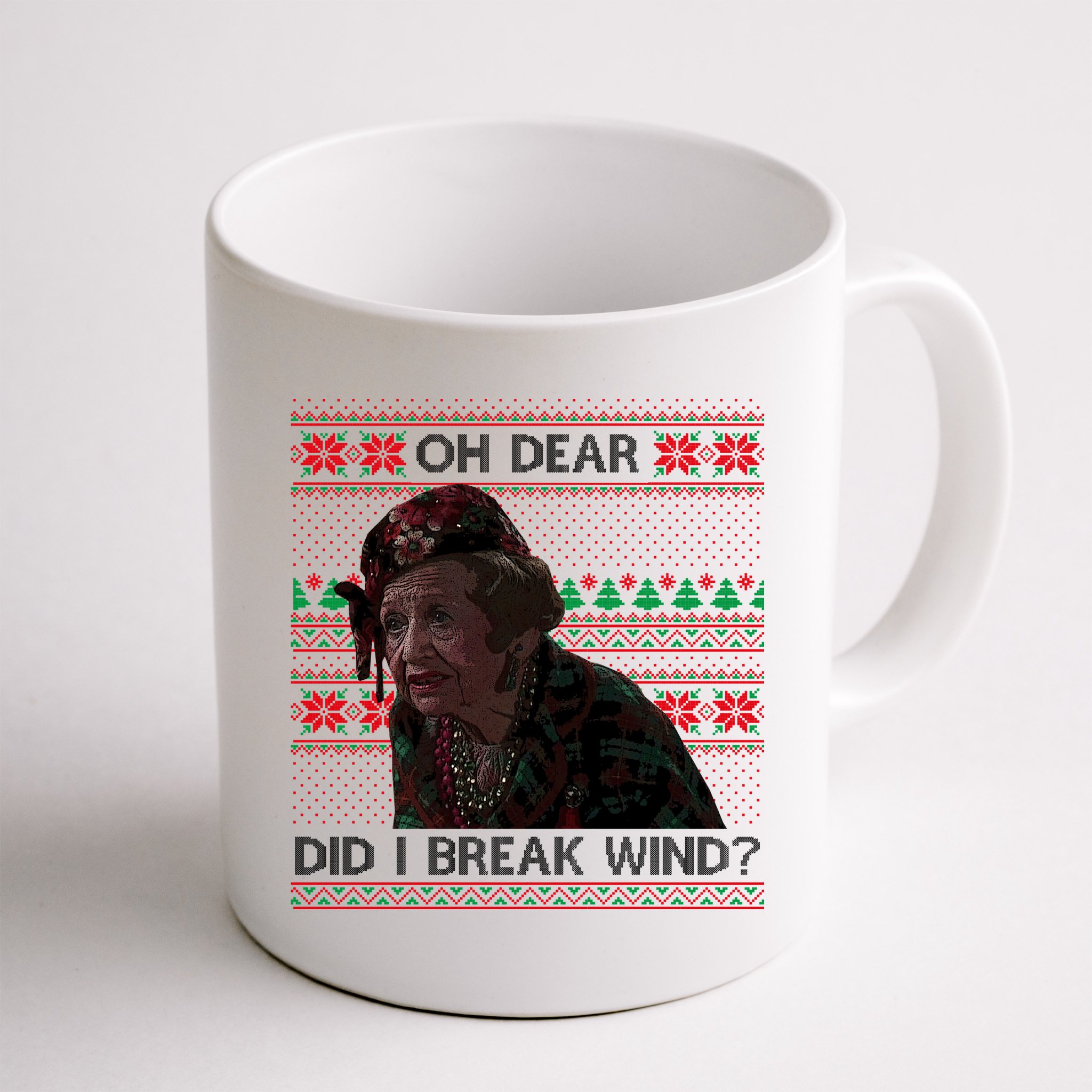 Oh Dear Did I Break Wind Funny Ugly Christmas Mug