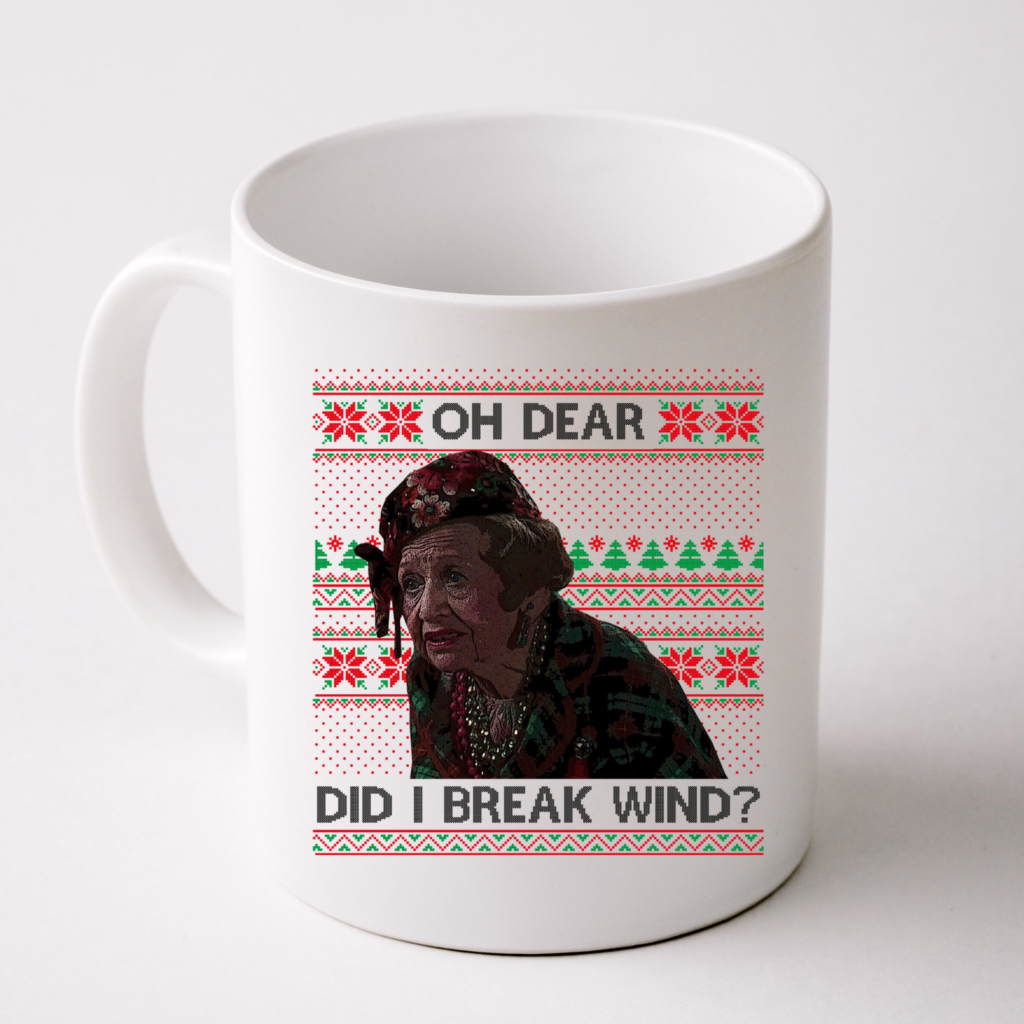 Oh Dear Did I Break Wind Funny Ugly Christmas Mug