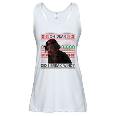 Oh Dear Did I Break Wind Funny Ugly Christmas Ladies Essential Flowy Tank