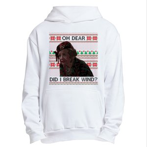 Oh Dear Did I Break Wind Funny Ugly Christmas Urban Pullover Hoodie