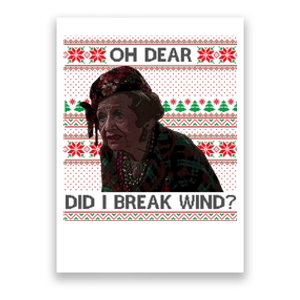 Oh Dear Did I Break Wind Funny Ugly Christmas Poster