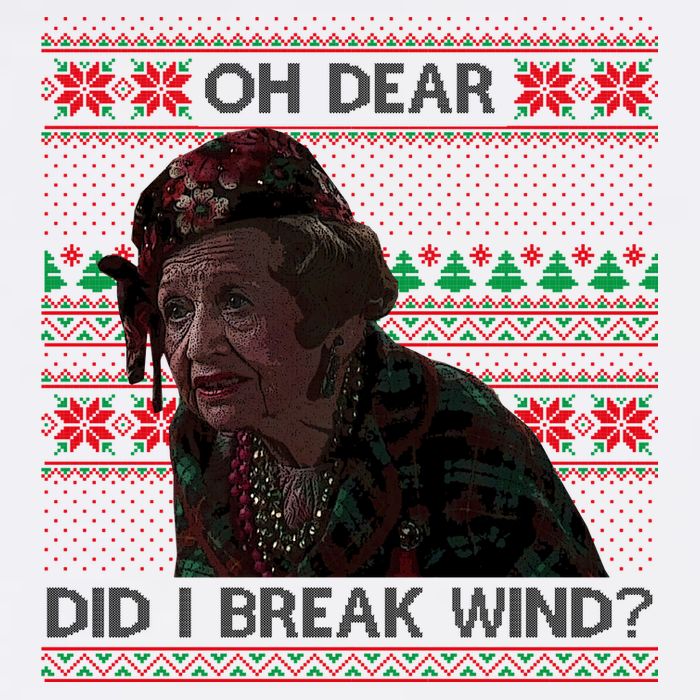 Oh Dear Did I Break Wind Funny Ugly Christmas Wool Snapback Cap