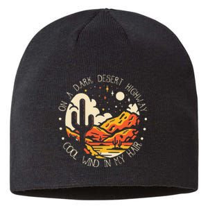 On Dark Deserts Highway Cool Wind In My Hair Sustainable Beanie