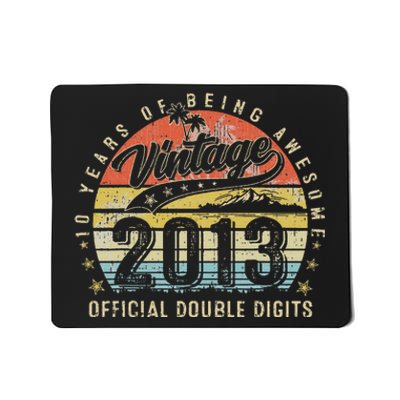 Official Double Digits 10th Birthday 10 Year Old Vintage Mousepad