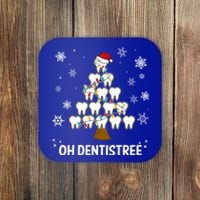 Oh Dentistree Dentist Christmas Tooth Christmas Gift Coaster