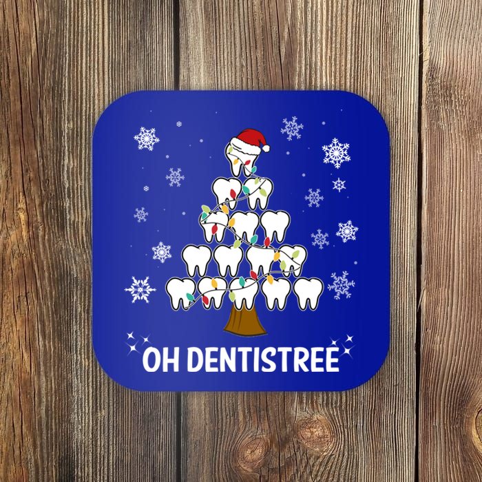 Oh Dentistree Dentist Christmas Tooth Christmas Gift Coaster