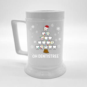 Oh Dentistree Dentist Christmas Tooth Christmas Gift Beer Stein