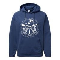 On Dark Deserts Highway Vintage Design Cool Wind In My Hair Performance Fleece Hoodie