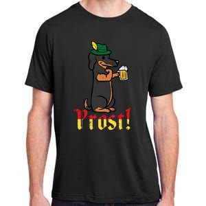 Oktoberfest Dog Dachshund Prost Wiener German Dad Adult ChromaSoft Performance T-Shirt