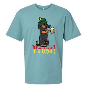 Oktoberfest Dog Dachshund Prost Wiener German Dad Sueded Cloud Jersey T-Shirt