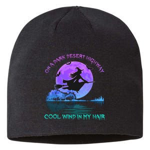 On Dark Deserts Highway Witch Cool Wind In My Hair Sustainable Beanie