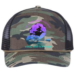 On Dark Deserts Highway Witch Cool Wind In My Hair Retro Rope Trucker Hat Cap