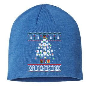 Oh Dentistree Dentist Christmas Ugly Xmas Meaningful Gift Sustainable Beanie