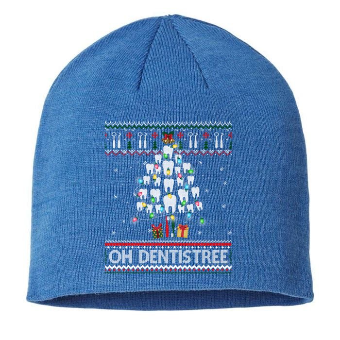 Oh Dentistree Dentist Christmas Ugly Xmas Meaningful Gift Sustainable Beanie