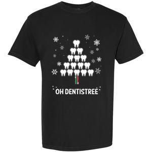 Oh Dentistree Dentist Christmas Sweater Design Gift Garment-Dyed Heavyweight T-Shirt