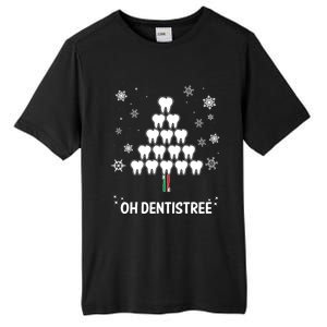 Oh Dentistree Dentist Christmas Sweater Design Gift Tall Fusion ChromaSoft Performance T-Shirt