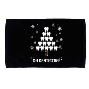 Oh Dentistree Dentist Christmas Sweater Design Gift Microfiber Hand Towel