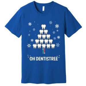 Oh Dentistree Dentist Christmas Sweater Design Gift Premium T-Shirt