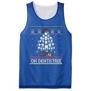 Oh Dentistree Dentist Christmas Ugly Xmas Sweater Gift Mesh Reversible Basketball Jersey Tank