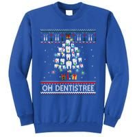 Oh Dentistree Dentist Christmas Ugly Xmas Sweater Gift Tall Sweatshirt