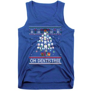 Oh Dentistree Dentist Christmas Ugly Xmas Sweater Gift Tank Top