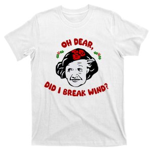 Oh Dear Did I Break Wind Christmas Holiday Season T-Shirt