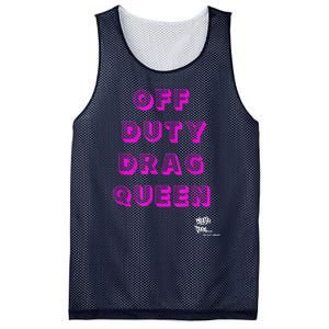 OFF DUTY DRAG QUEEN Race, Show Merch Pride DRAG Quote Mesh Reversible Basketball Jersey Tank