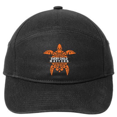 Orange Day Every Child Matters Indigenous Awareness Equality 7-Panel Snapback Hat