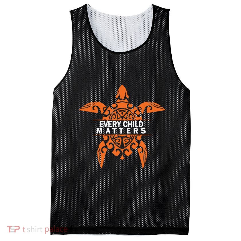Orange Day Every Child Matters Indigenous Awareness Equality Mesh Reversible Basketball Jersey Tank