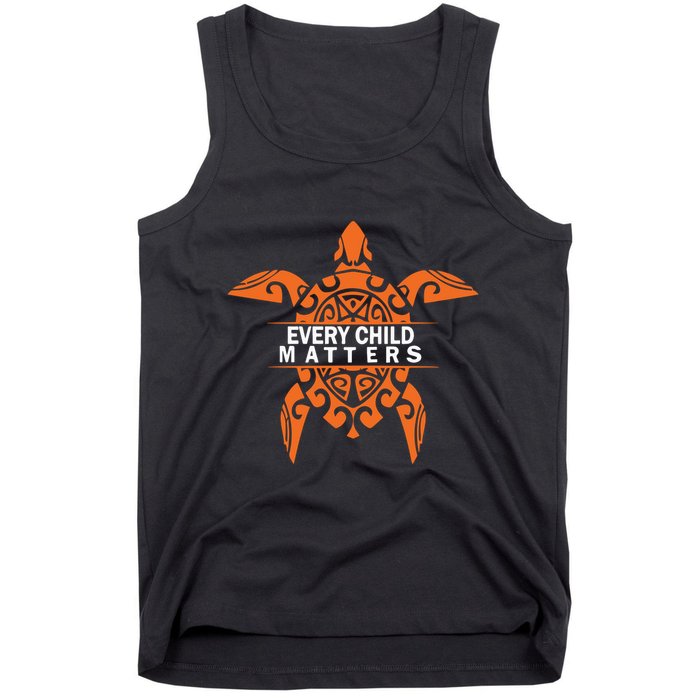 Orange Day Every Child Matters Indigenous Awareness Equality Tank Top