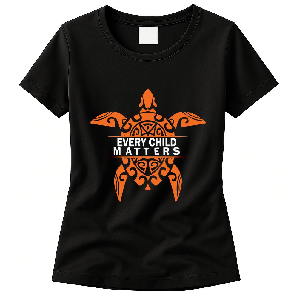 Orange Day Every Child Matters Indigenous Awareness Equality Womens T-Shirt