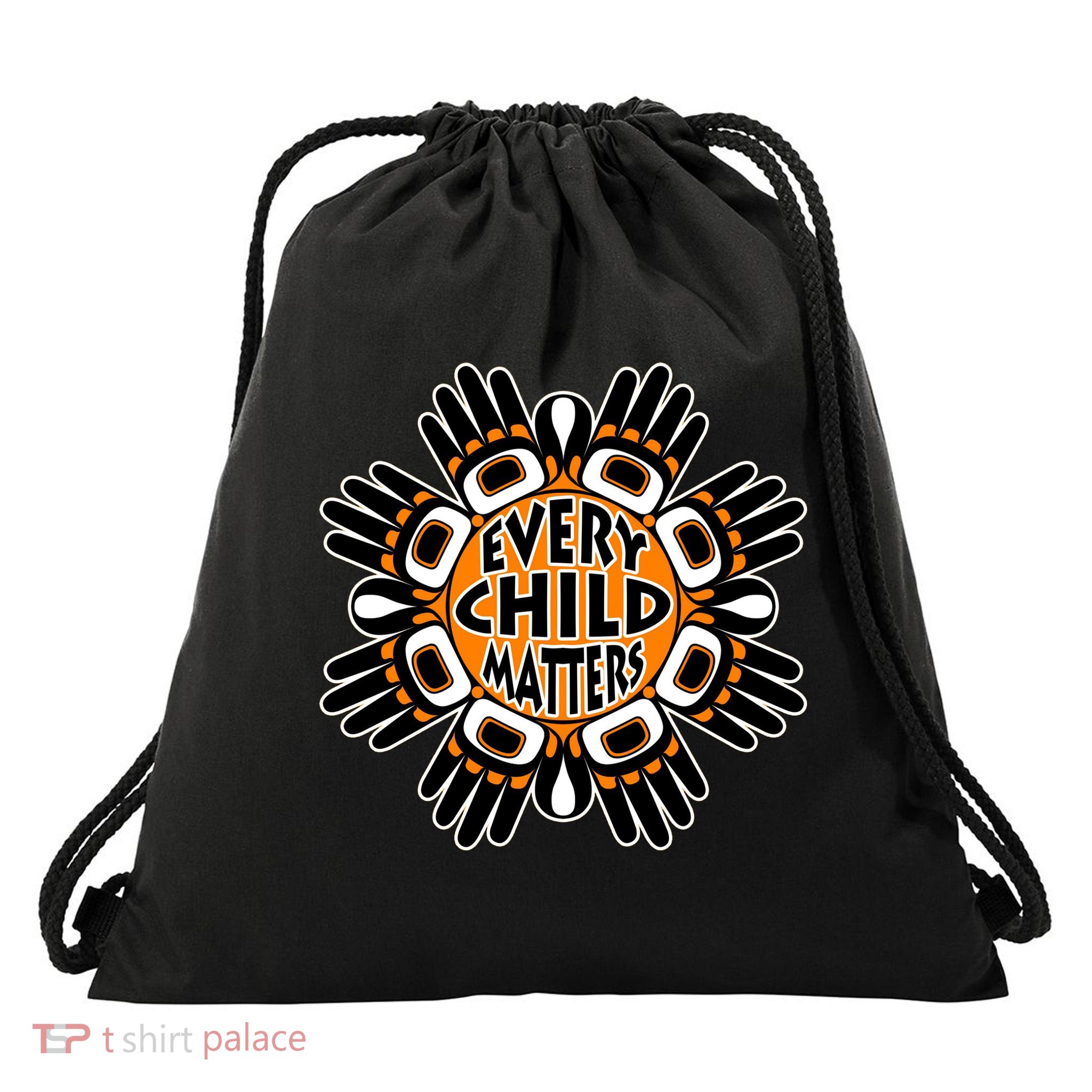 Orange Day Every Child Matters Drawstring Bag