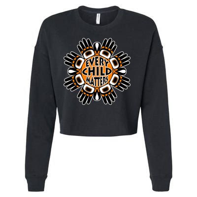 Orange Day Every Child Matters Cropped Pullover Crew