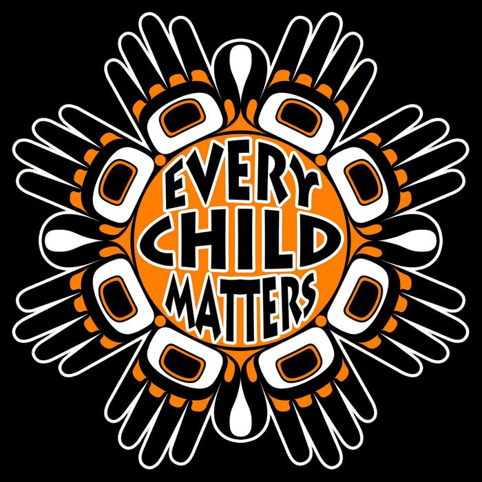 Orange Day Every Child Matters Cropped Pullover Crew